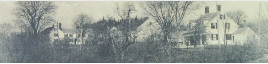 The duplex home at 37 Summer St. is in the foreground of this detail of a circa 1900 view looking northwest.